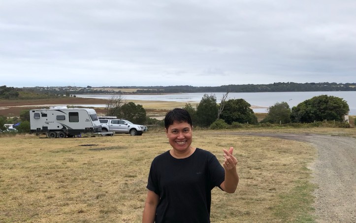 The Glasshouse Campground at Lake Tyers.