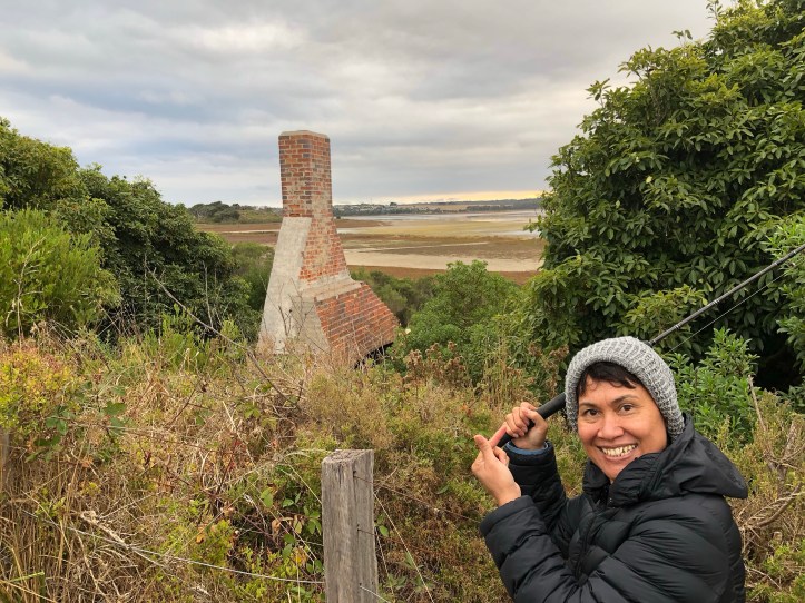 The Glasshouse Chimney at Lake Tyers, Victoria.