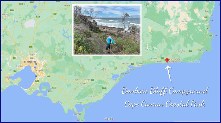 Map Cape Conran Coastal Park, Victoria