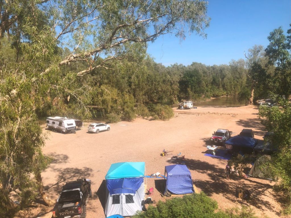 Camp Sites beside the Gregory River
