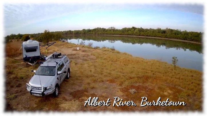 Our Campsite beside Albert River Burketown