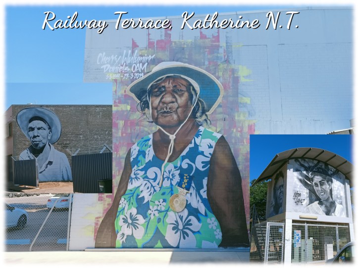 Murals at Railway Terrace, Katherine Northern Territory