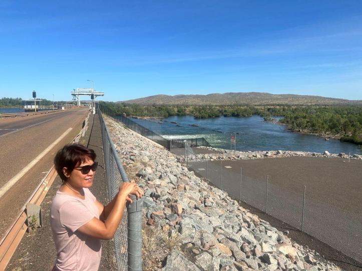 rd River Diversion Dam Wall, Kununurra Western Australia