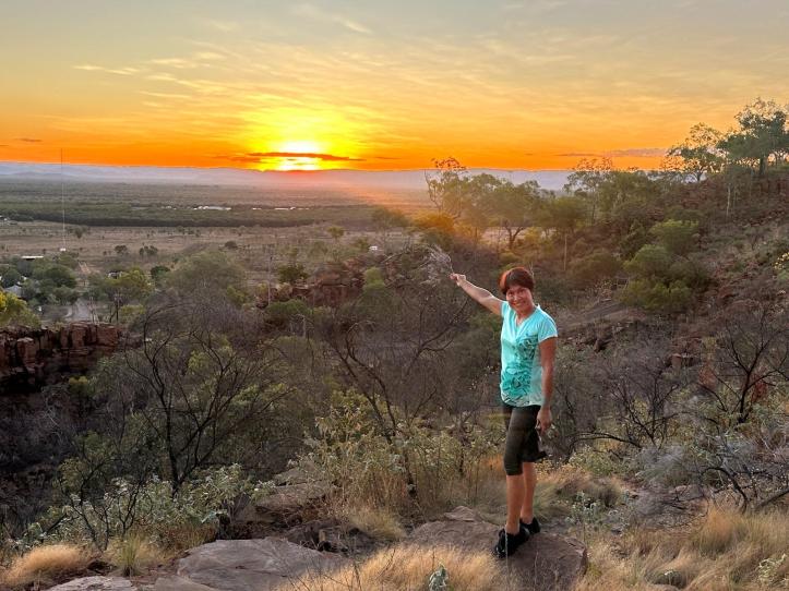 Sunset from Kelly's Knob, Kununurra Western Australia