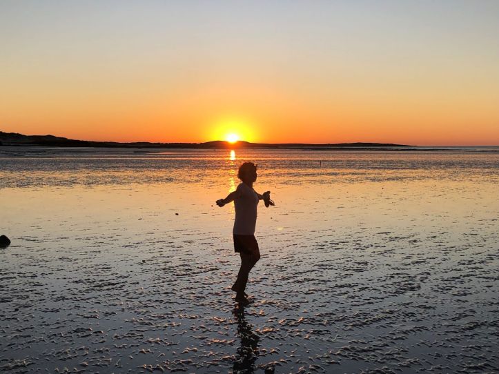 Sunset over the mudflats at Cape Keraudren, Western Australia