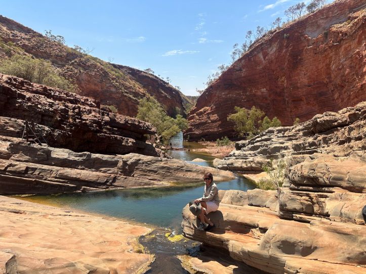 Hamersley Gorge, Western Australia Smooth Rocks