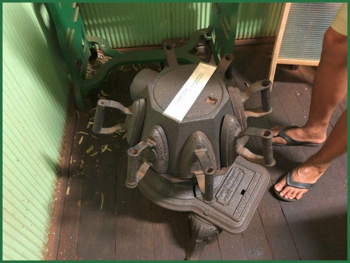 Flat Iron Stove at Yalgoo Museum, Western Australia