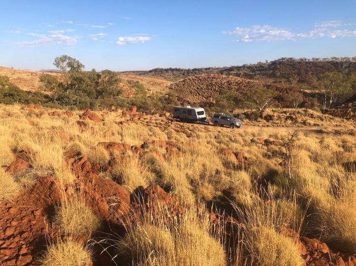 Our Camp at Wonmunna Gorge, Western Australia