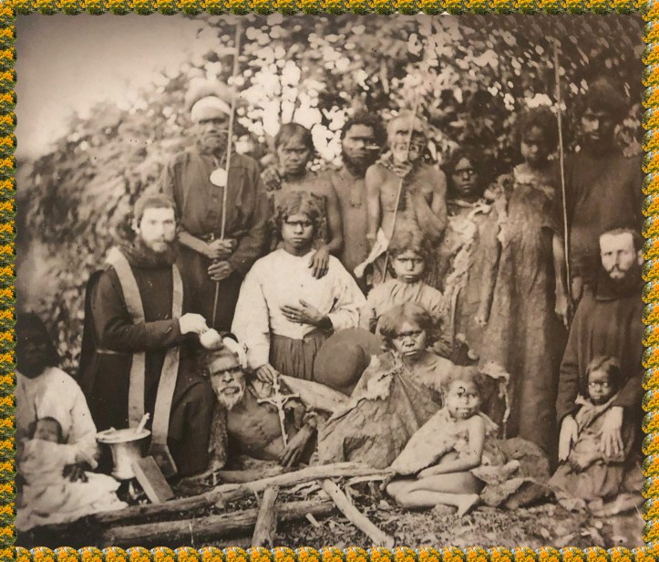 At the beginning of the New Norcia Mission, the monks lived a nomadic live with the local Yued people.